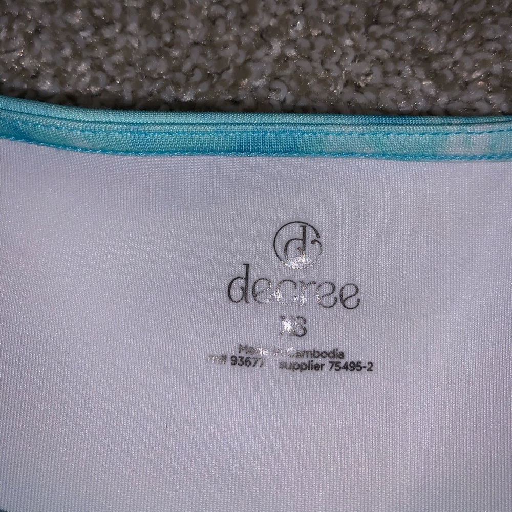 decree green & blue top size XS - Picture 6 of 7
